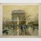 pinturas a óleo velhas da rua de Paris da lona de pintura a óleo de 50x60cm Arc de Triomphe