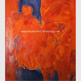 Mulher Art Oil Painting moderno, Art Paintings Smoking Woman Saxophone abstrato