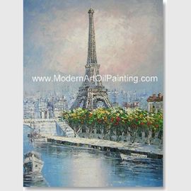 Rua de Paris da pintura a óleo de Paris da impressão que estica o escritório Deco do painel do quadro um