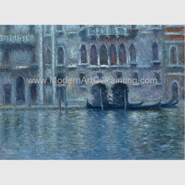 Lona Claude Monet Oil Paintings Reproduction Palazzo a Dinamarca Mula na decoração da parede de Veneza
