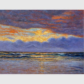 Pinturas a óleo do Seascape de Claude Monet Oil Paintings Reproduction Sunrise do impressionismo