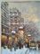 Pintura a óleo quadro de Paris, óleo grosso impressionista das pinturas de paisagem na lona