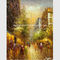 Faca de paleta feito a mão da rua de Paris da pintura a óleo de Paris do impressionismo na lona