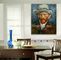 Reprodução de Vincent Van Gogh Paintings Self Portrait na lona para a decoração da casa