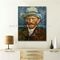 Reprodução de Vincent Van Gogh Paintings Self Portrait na lona para a decoração da casa