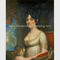 Arte clássica do retrato da reprodução da pintura a óleo do nobre pintado à mão na lona